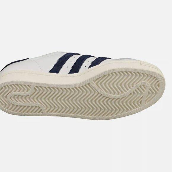 Adidas Pop Trading Co Superstar Herren White Navy Sneaker SIZE - 7.5M/8.5W - Picture 3 of 8